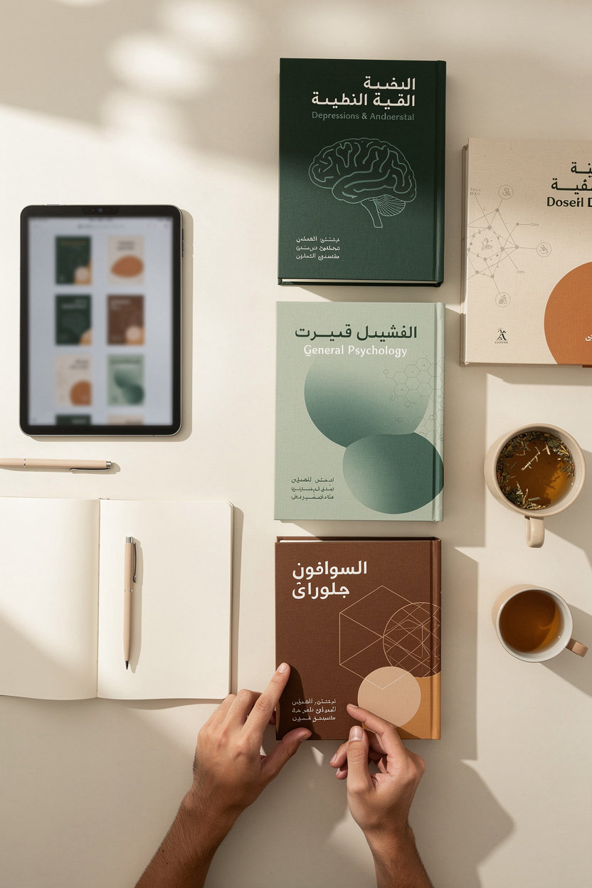 هواجيس الكتب - مجموعة كتب الاكتئاب والعلوم المتخصصة في البحرين